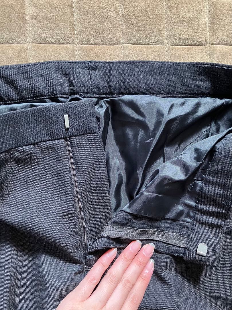 オーダースーツ SADA ダークブラウンストライプ