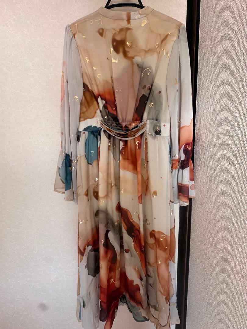 Ameri UNDRESSED AMELIA INK ART DRESSサイズM