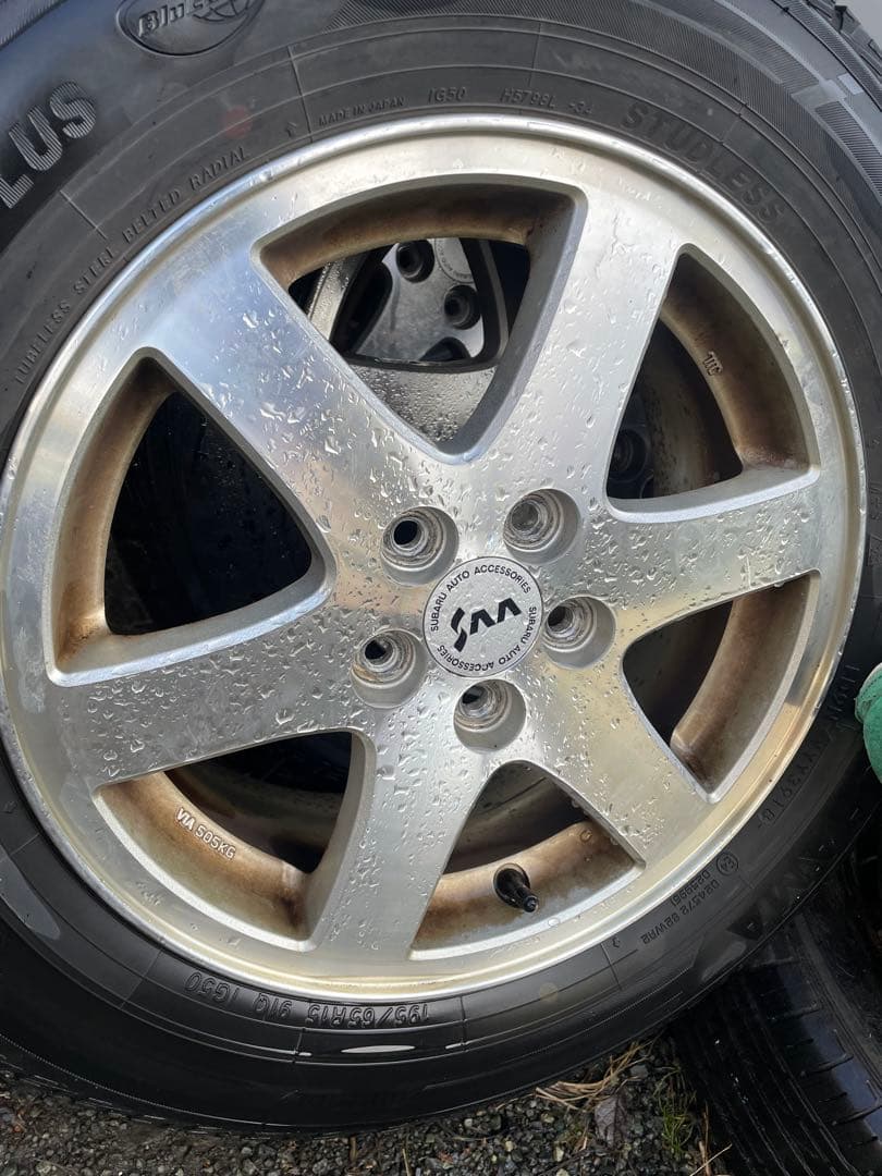 まんまる　195/65R15 スタッドレス4本セット　100 5穴