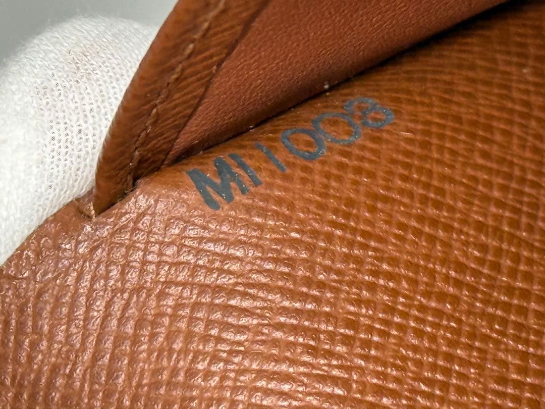 美品！ルイヴィトン　ポルトモネ・ビエ　ヴィエノワ　がま口付き二つ折り財布