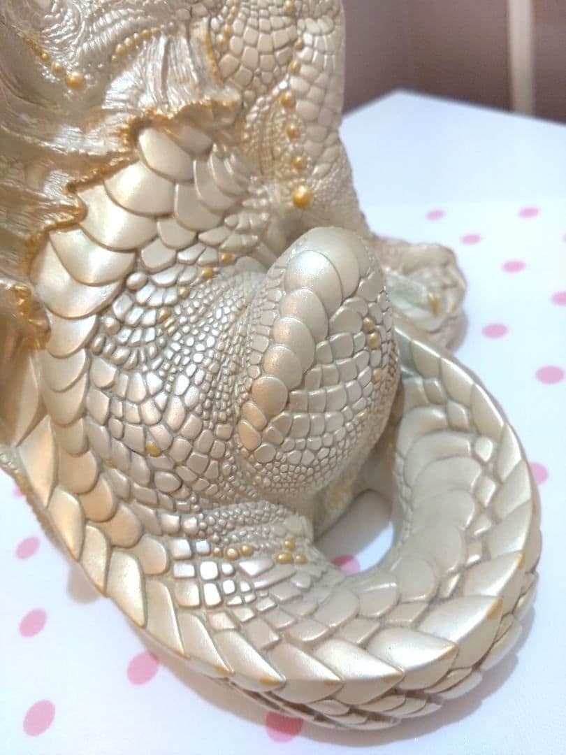 美品「Windstone Editions」ホワイトドラゴン☆オブジェ置物☆竜