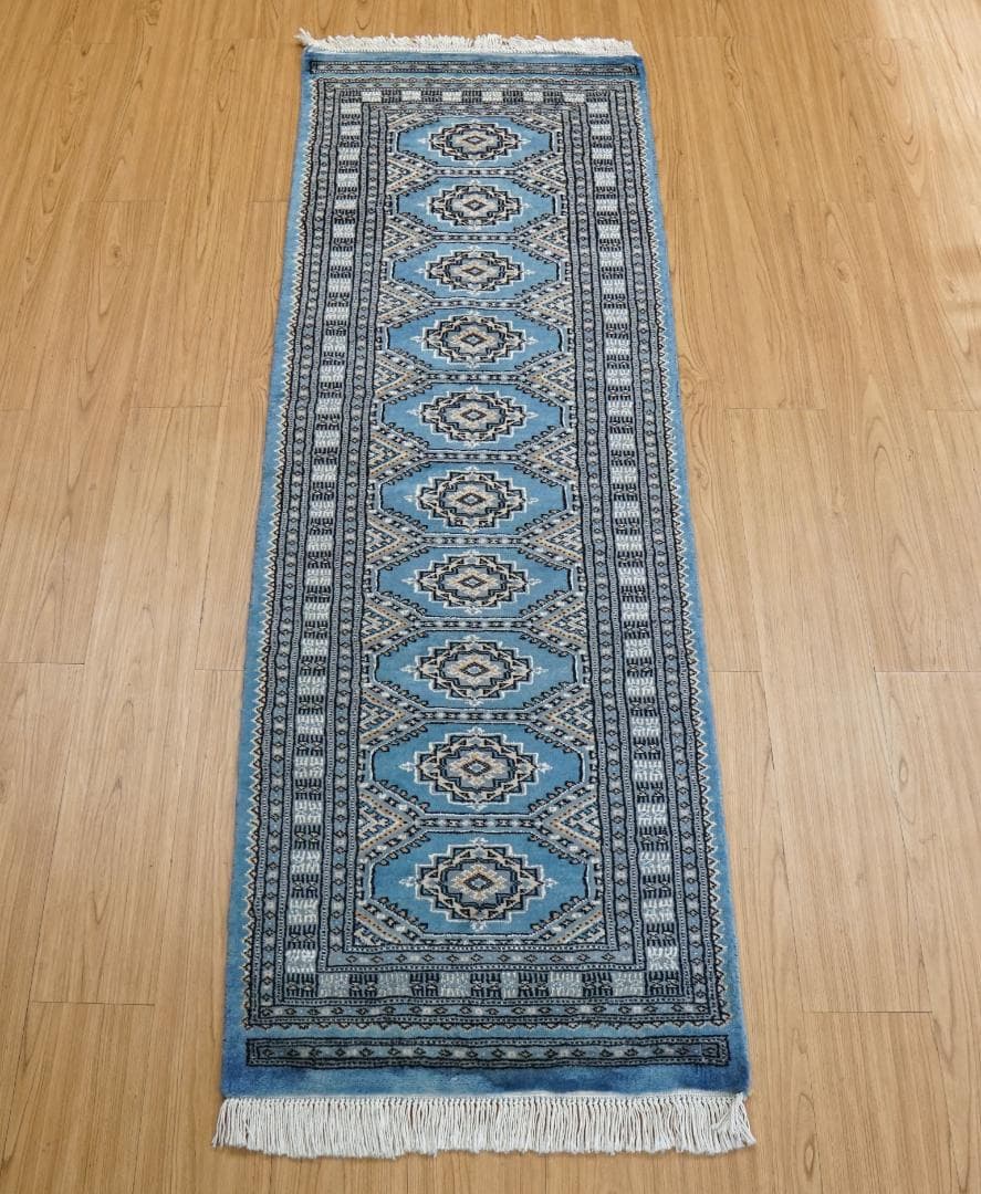 パキスタン手織り絨毯　ランナー 185×63cm ペルシャ