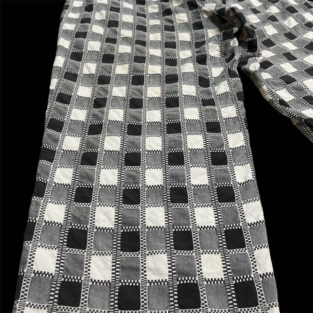KUON×DAN別注 吉野格子パンツ チェックパンツ クオン ダン ハズム M
