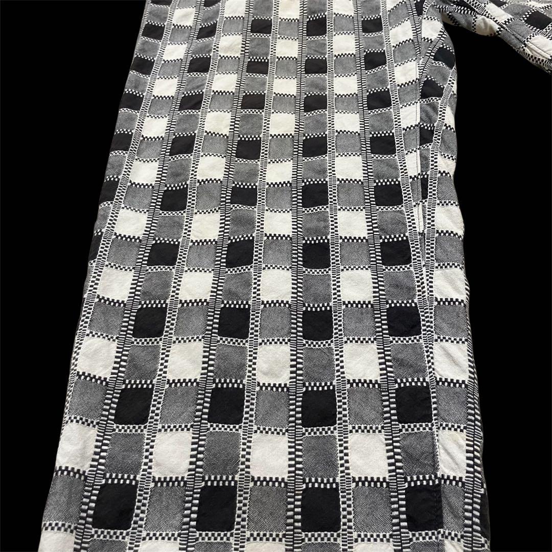 KUON×DAN別注 吉野格子パンツ チェックパンツ クオン ダン ハズム M