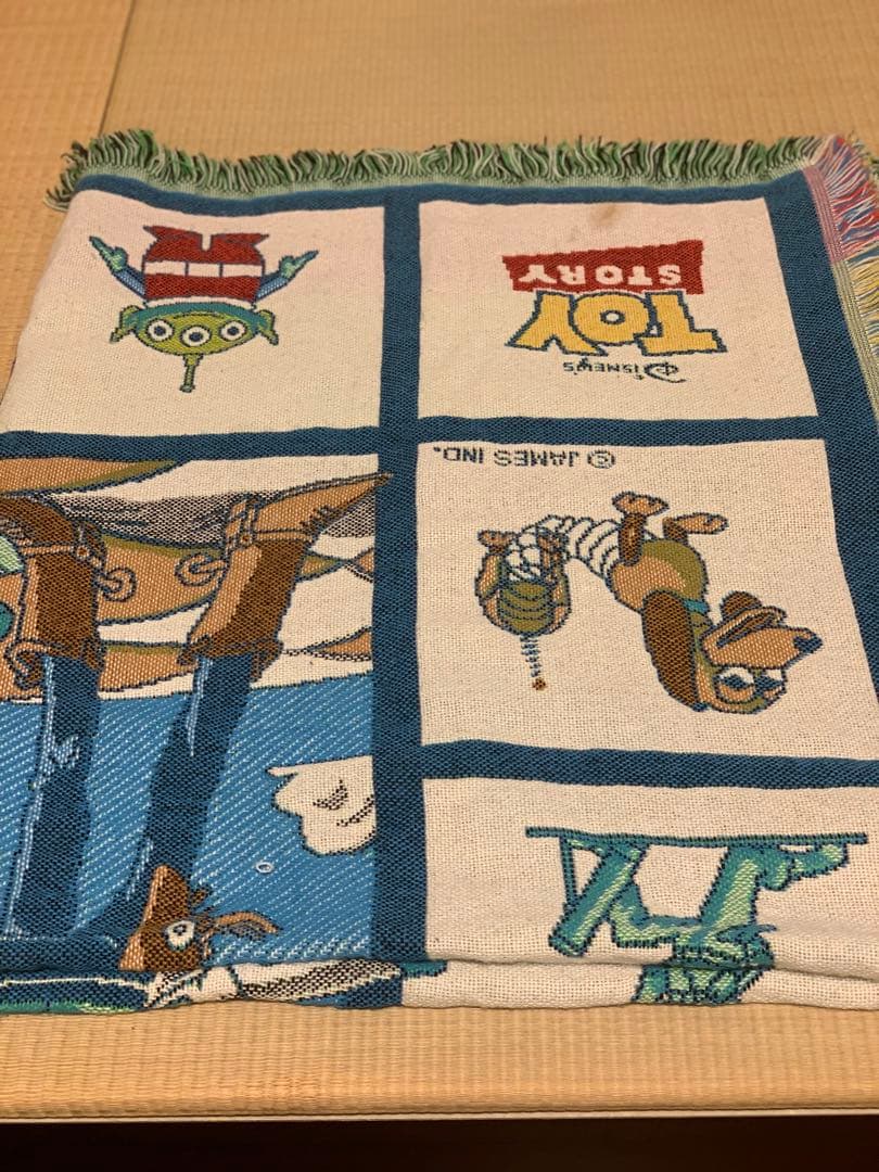 クリスマス特価！Toy Storyヴィンテージ ブランケット Pixar レア