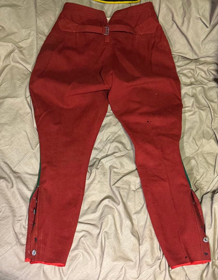 官給品 騎兵第五聯隊上等兵 肋骨服(明治十九年制定)