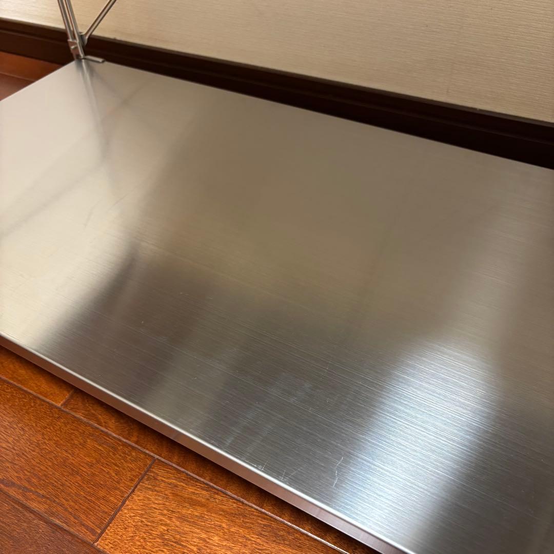 【受け渡し限定】無印良品　ステンレス　ユニット　シェルフ
