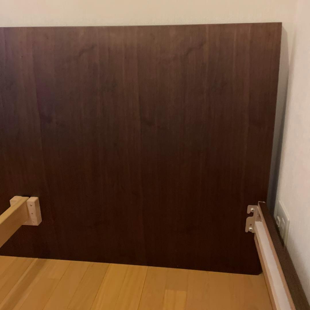 ACTUS アクタス　クイーンサイズ　ベッド　ウォールナット　天然オイル　使用品