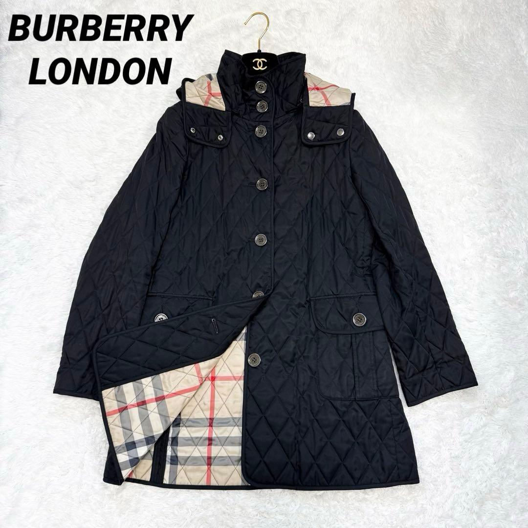 【美品✨】バーバリー ロンドン フード付キルティングコート 9 2way