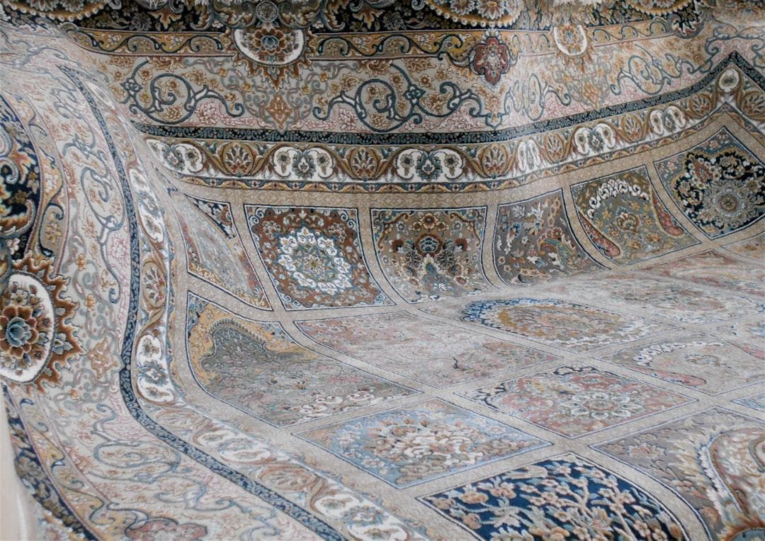 225万ノット！超高密度織 本場イラン産 絨毯 100×150cm‐200211