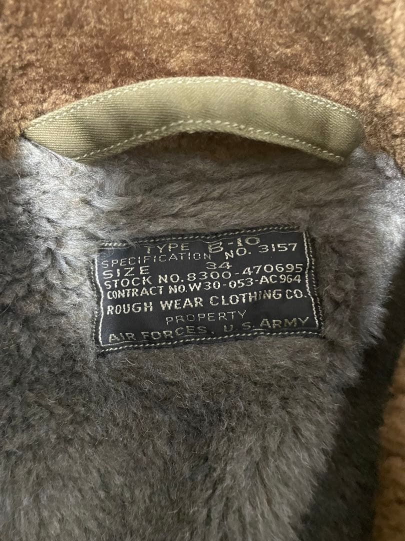 ひーー様 バズリクソンズ　b-10フライトジャケット　サイズ34