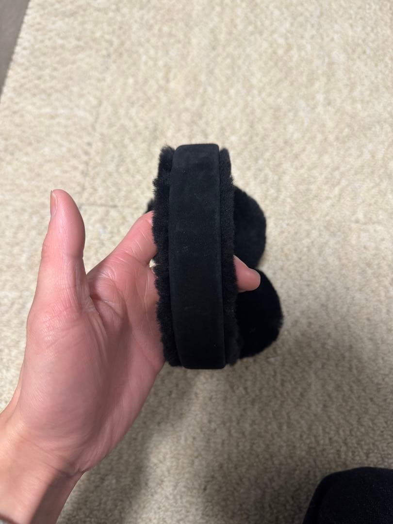 【美品】UGG シアリングイヤーマフ ブラック