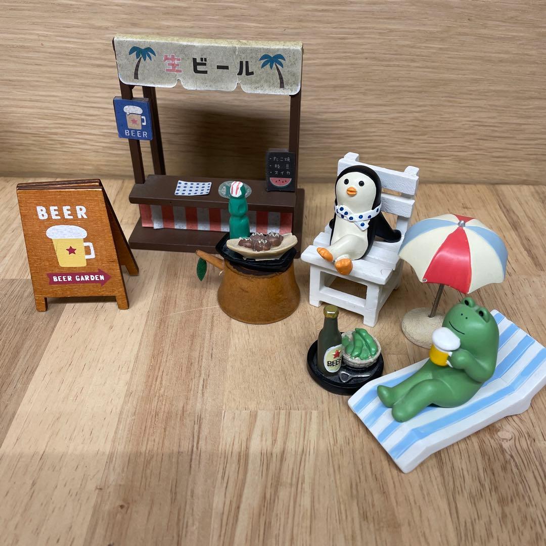 コンコンブル　デコレ　海の家　生ビール　置物
