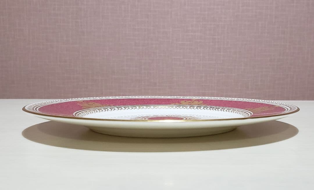 ウェッジウッド コロンビア パウダールビー プレート 17.6㎝ 2枚セット 皿