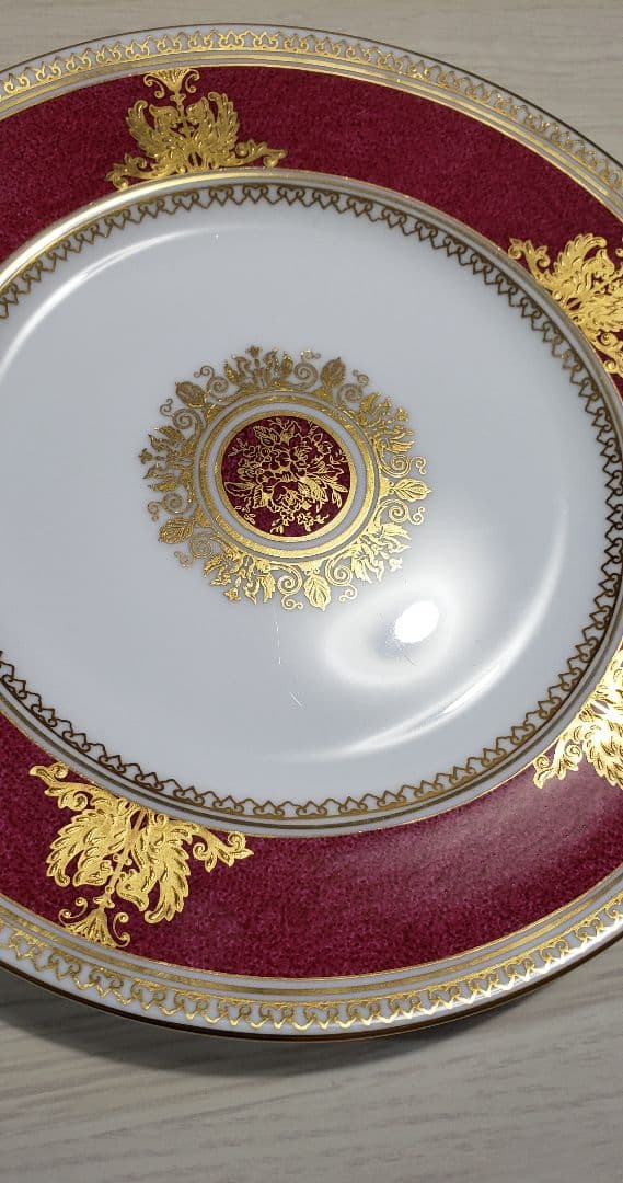 ウェッジウッド コロンビア パウダールビー プレート 17.6㎝ 2枚セット 皿