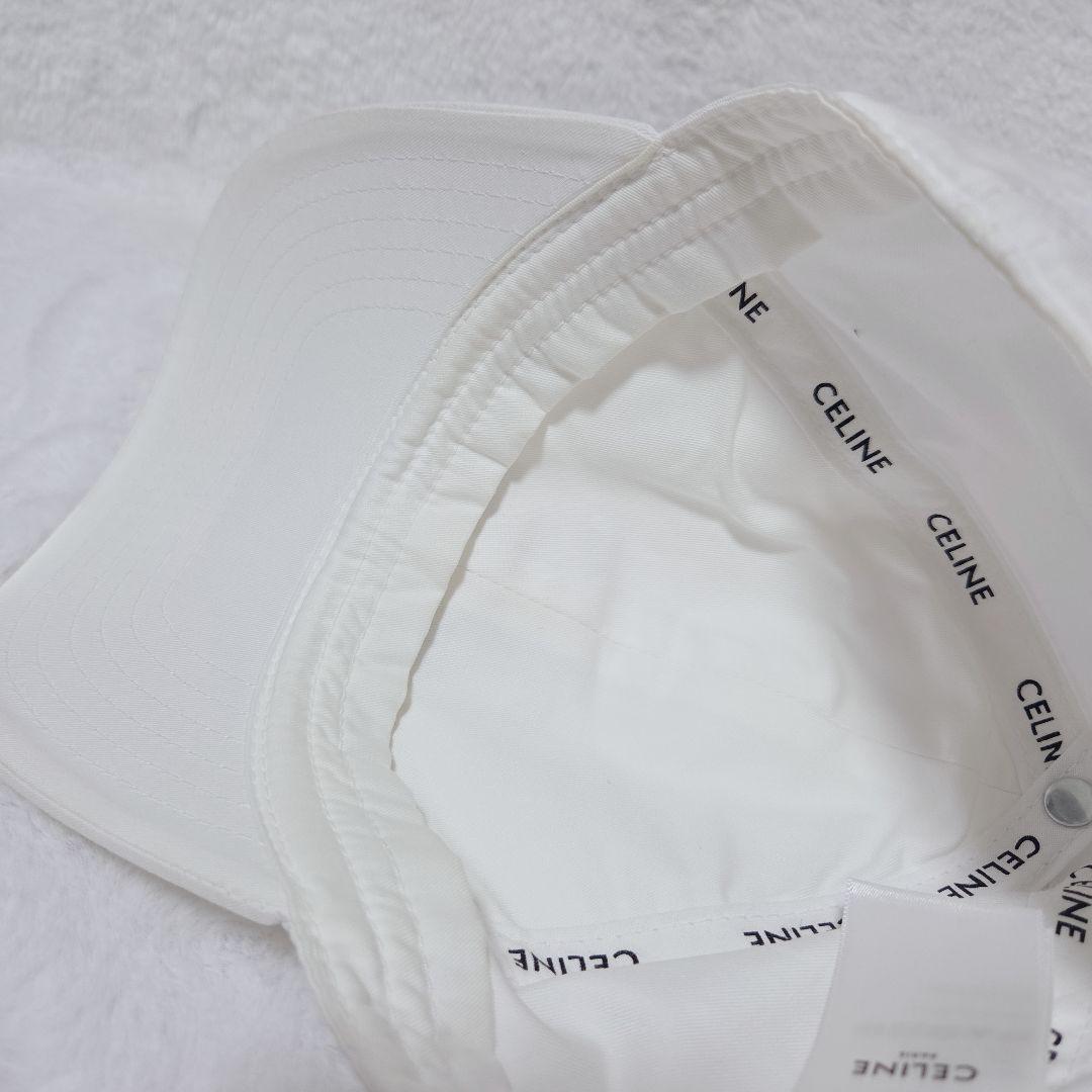 美品✨セリーヌ トリオンフ ベースボールキャップ ホワイト M
