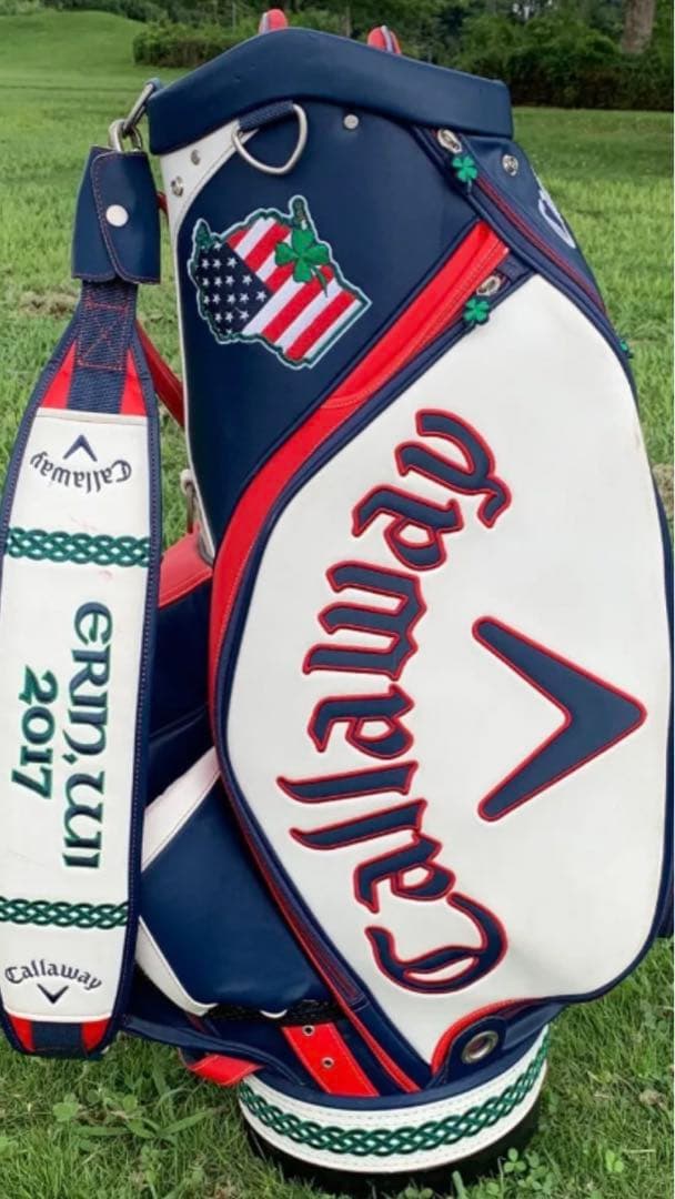 ★超希少★2017USオープン限定キャロウェイキャディバッグ☆ヘッドカバー3種付