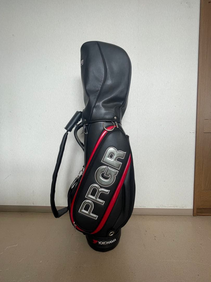 PRGRプロギア　ゴルフ　キャディバッグ PRCB-184 9型ブラック/レッド