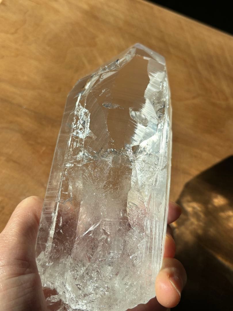 レムリアンシードクリスタル　高い透明度 　レコードキーパー410g