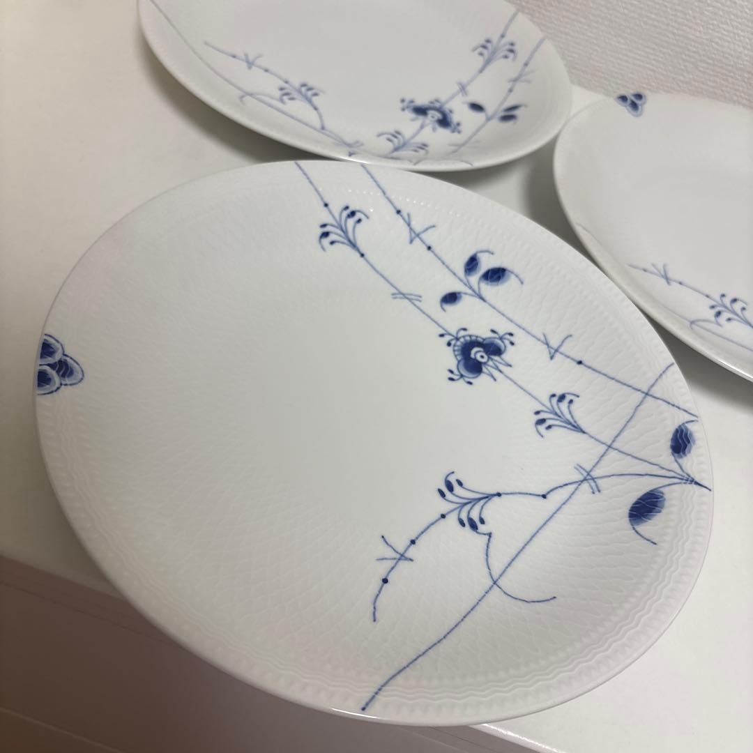 ロイヤルコペンハーゲン　ブルーパルメッテ　26プレート×5