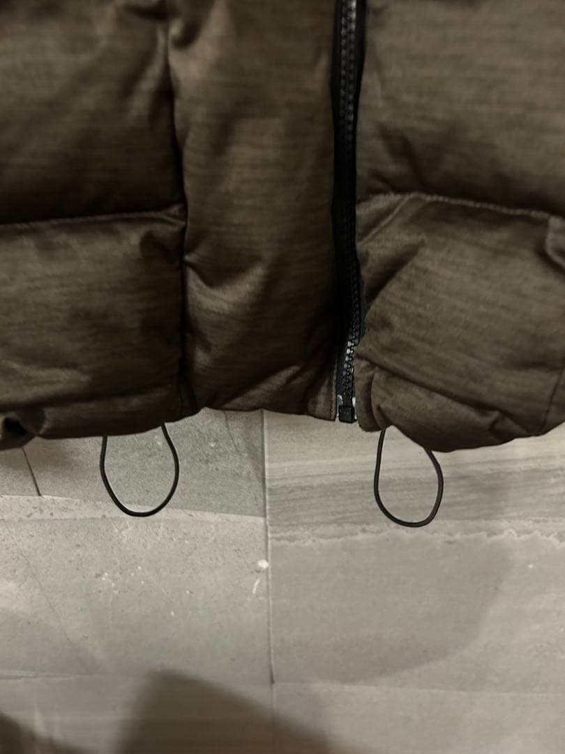 夢値下げ‼️極み美品★モンベル　ダウンジャケット　短丈　ドローコード