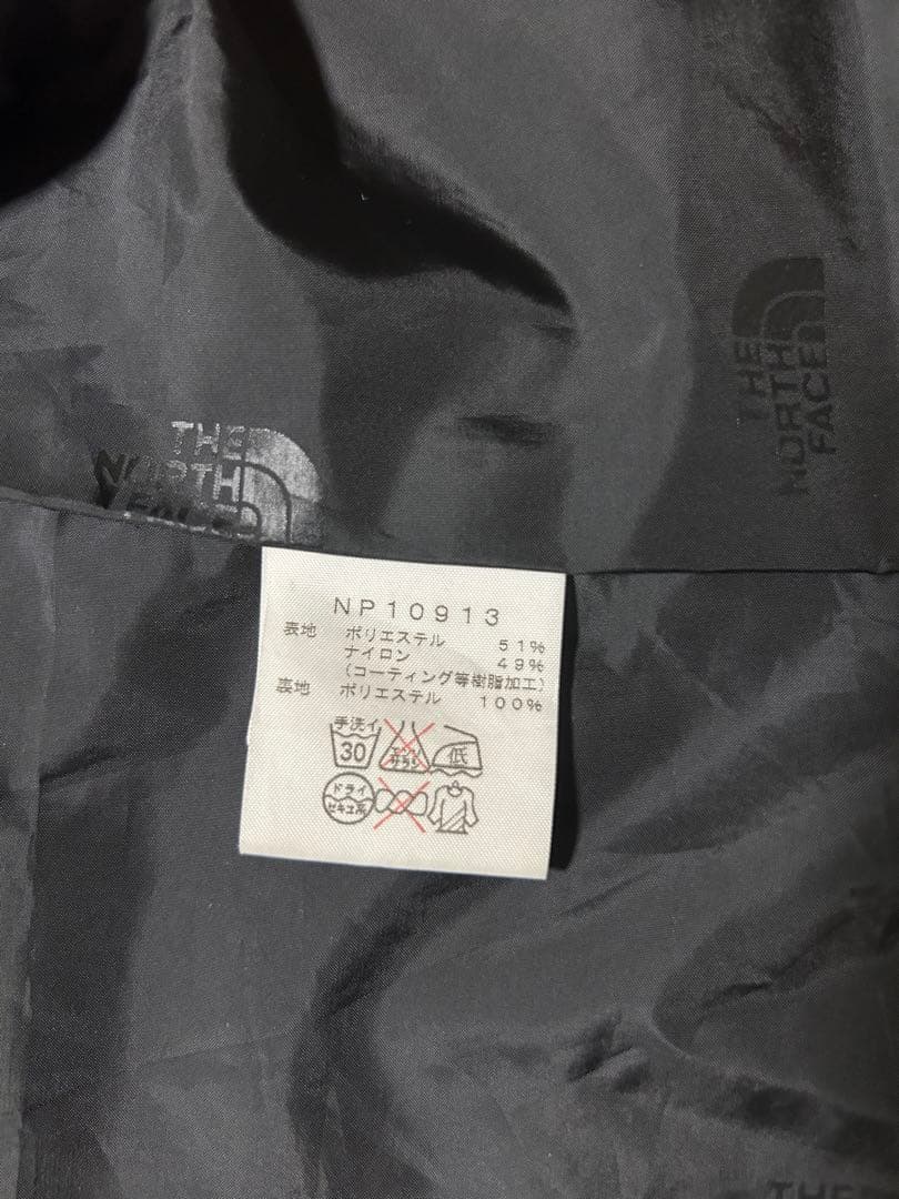 THE NORTH FACE スクープジャケット ギンガムチェック 黒白 XL