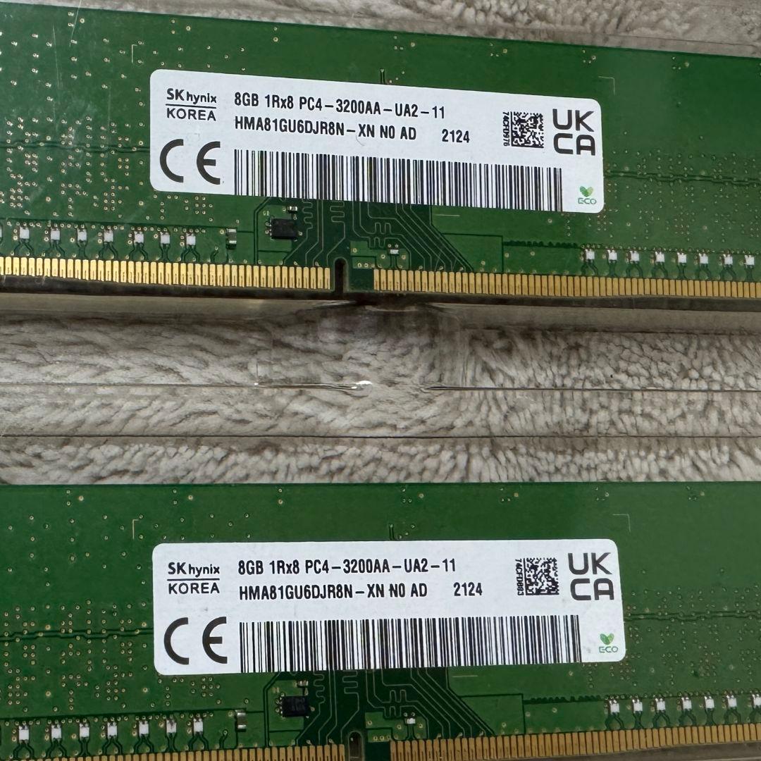 SK hynix ddr4-3200 16GB(8GB×2枚)