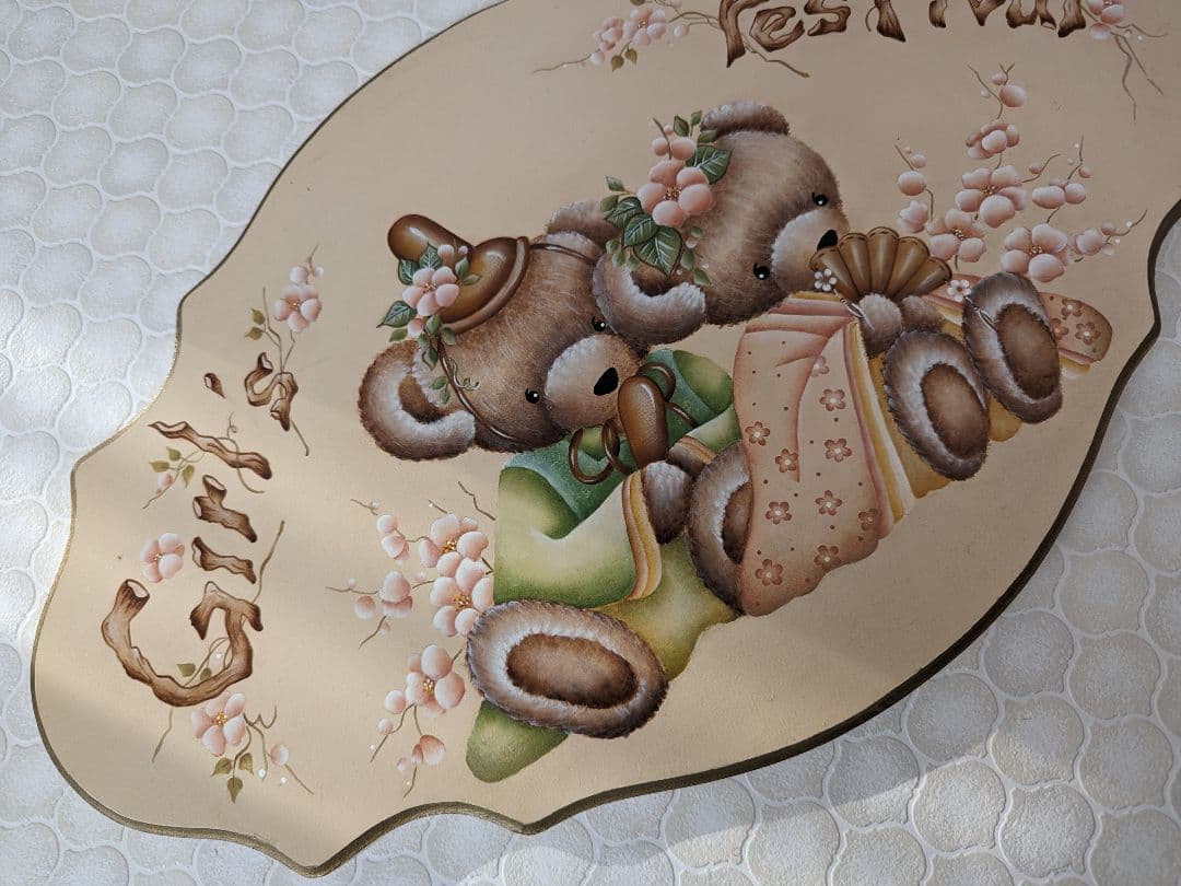 お雛様　トールペイント　イベントボード