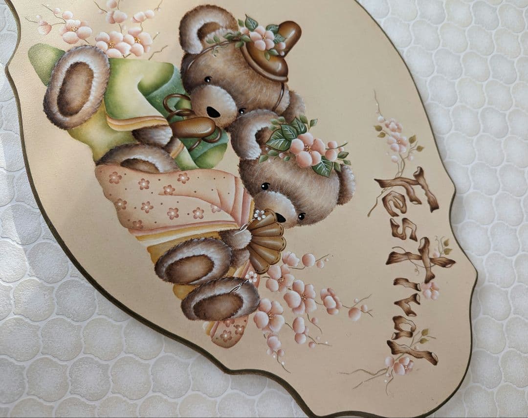 お雛様　トールペイント　イベントボード