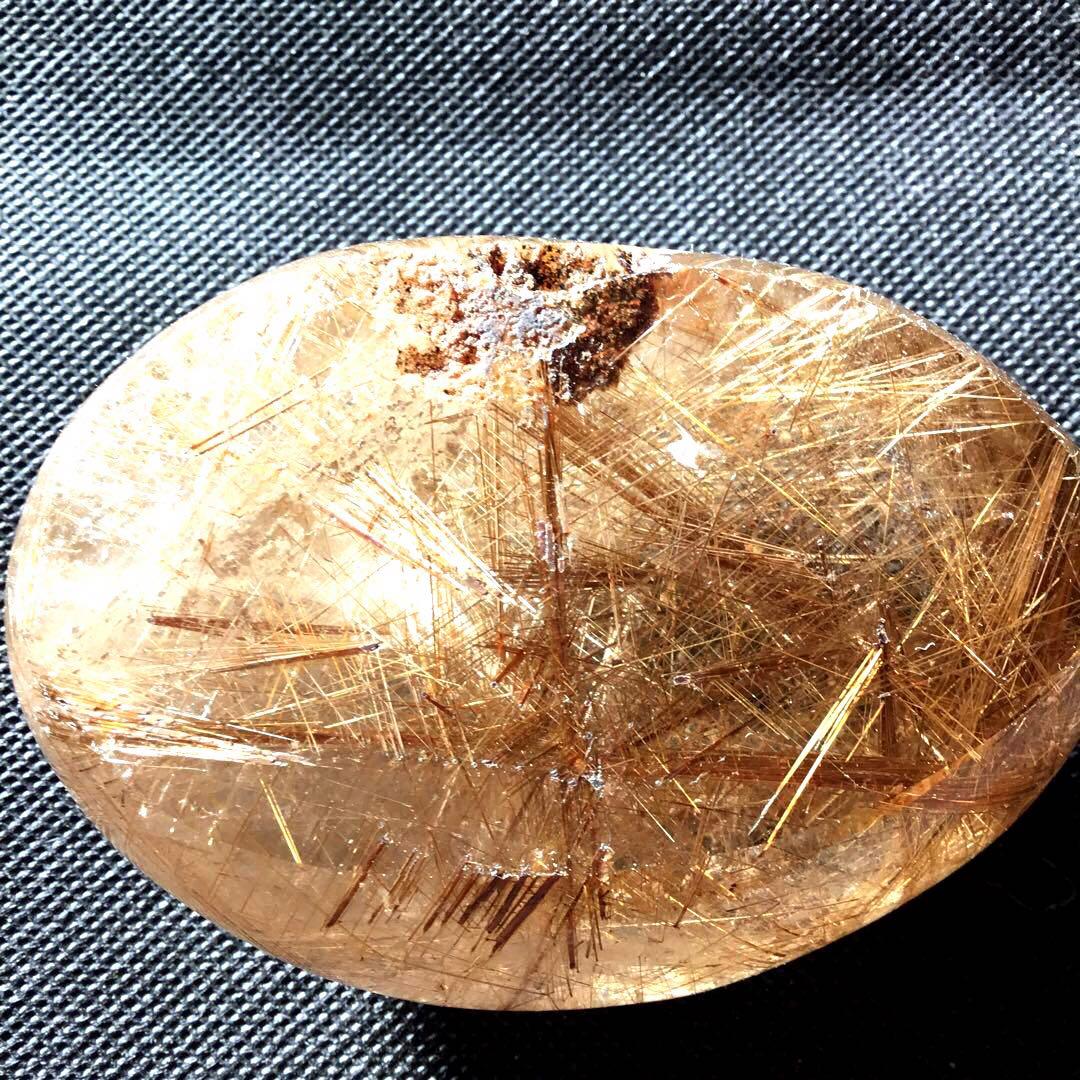 希少高品質　透明度高い　ルチルクォーツ置物　天然石　ブラジル産　パワーすートン