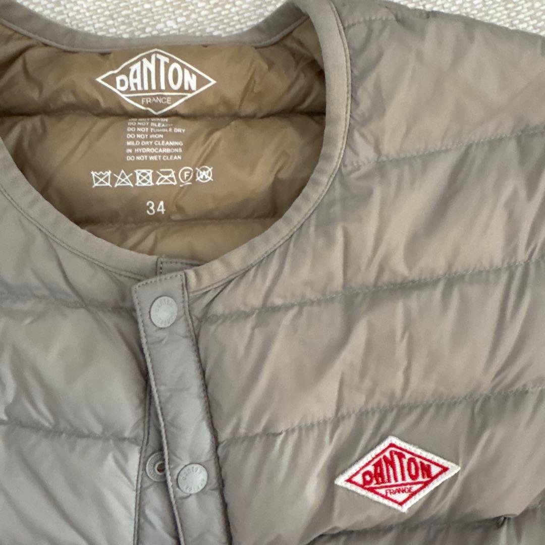 DANTON ダウンジャケット グレー 34