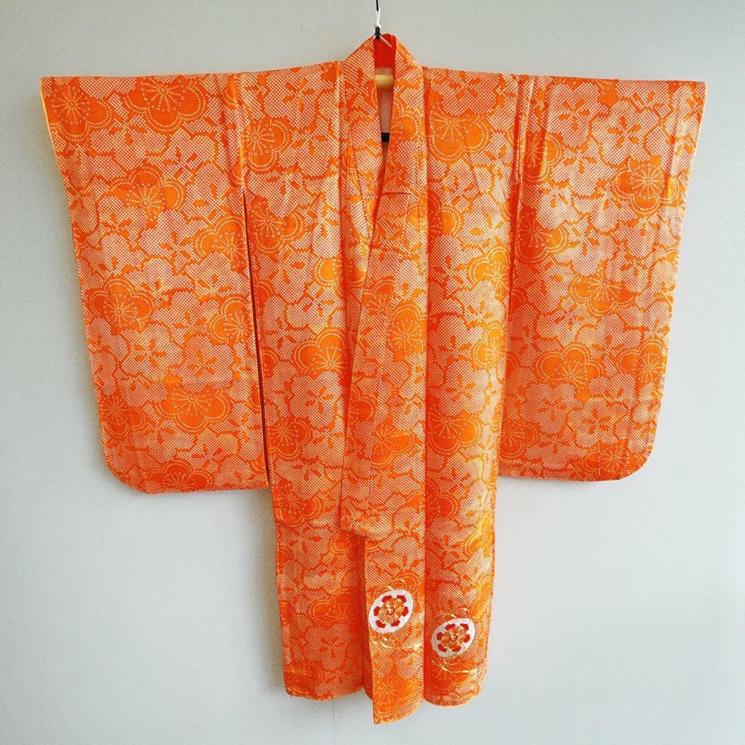 七五三セット　7歳女の子　化繊　総しぼり柄　豪華刺繍　52337