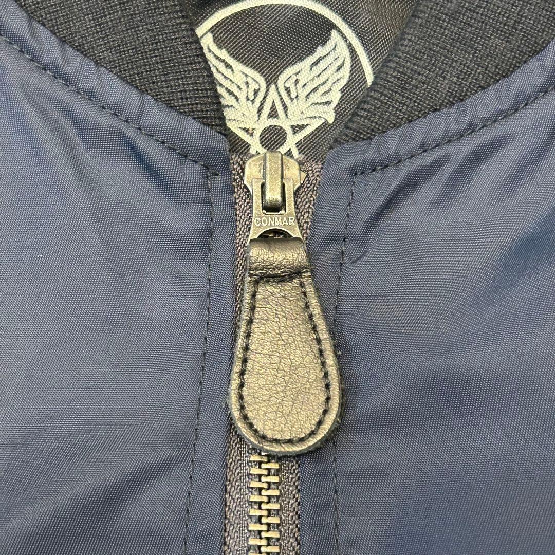 ゆうHOUSTON L-2Aヒューストン フライトジャケット　ネイビー