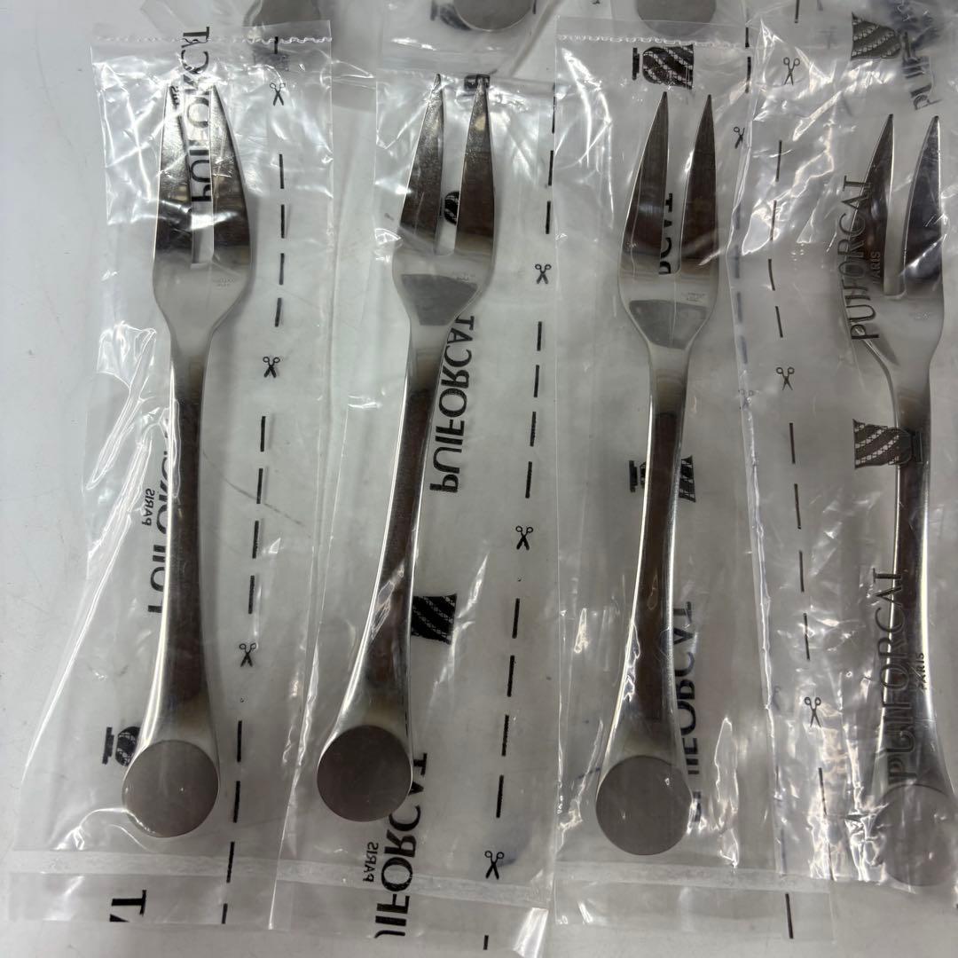 PUIFORCAT ACIER カトラリーセット フォーク×6 ナイフ×6
