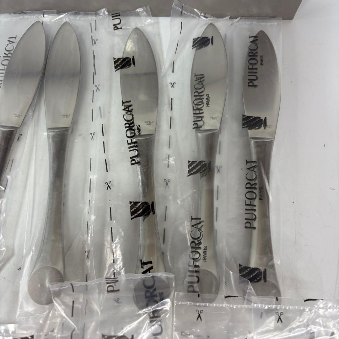 PUIFORCAT ACIER カトラリーセット フォーク×6 ナイフ×6