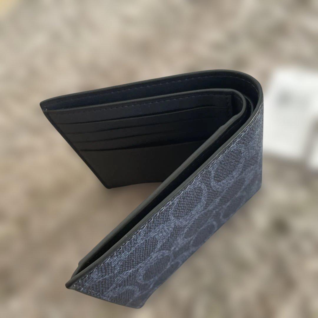 新品未使用　49,500円　COACH COIN WALLET SIG 二つ折り