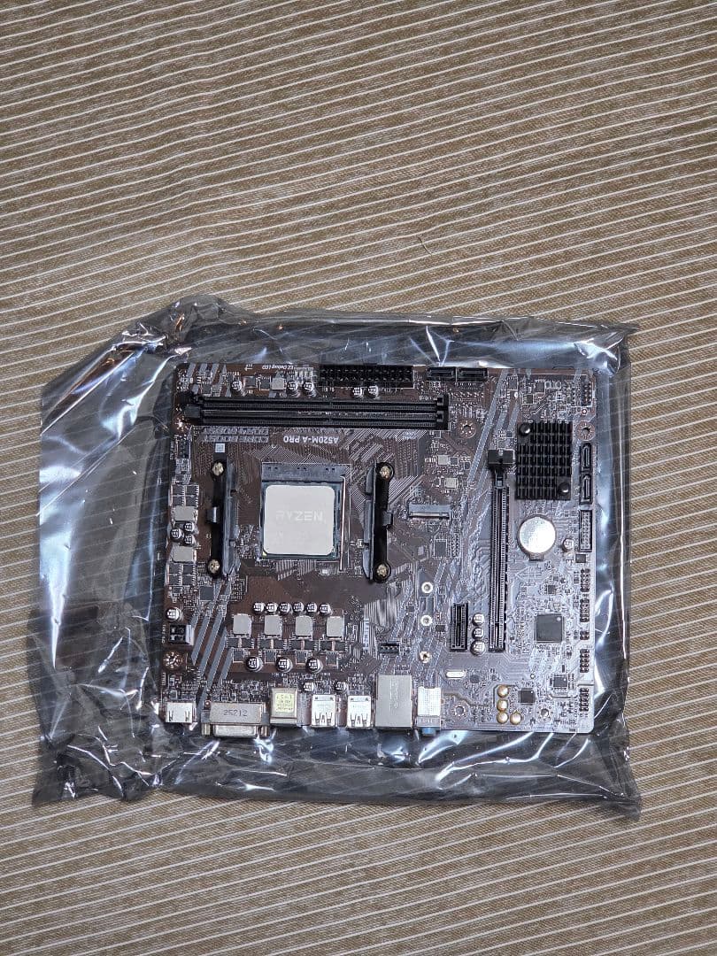 CPU・マザーボードセット RYZEN 5 3400G/ A520M-A PRO