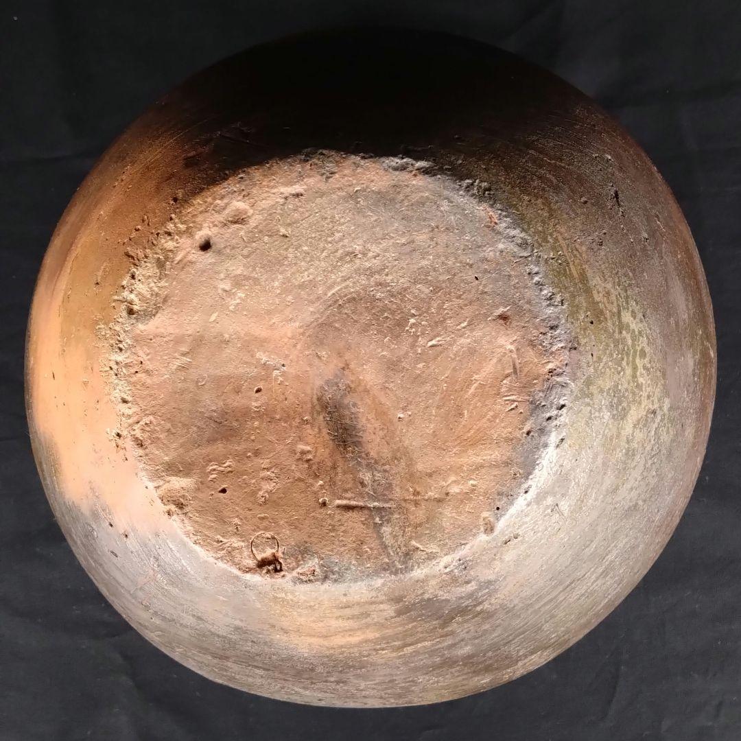 抜群 備前焼 古備前 窯変 四耳葉茶壺 桃山時代 骨董 古美術 茶道具 逸品