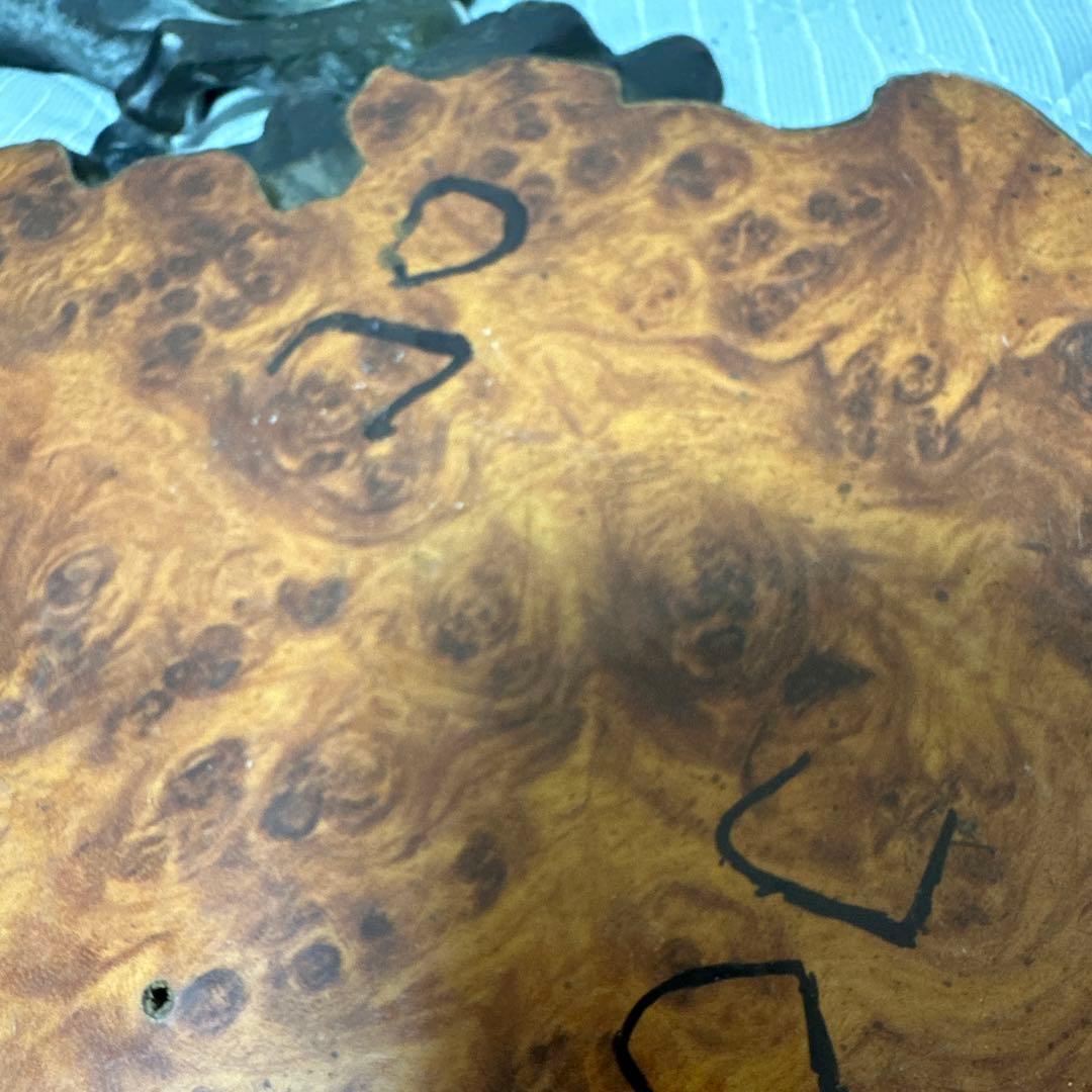 時代物　中国 日本 銅器置物　独角獣　香炉　花梨木台