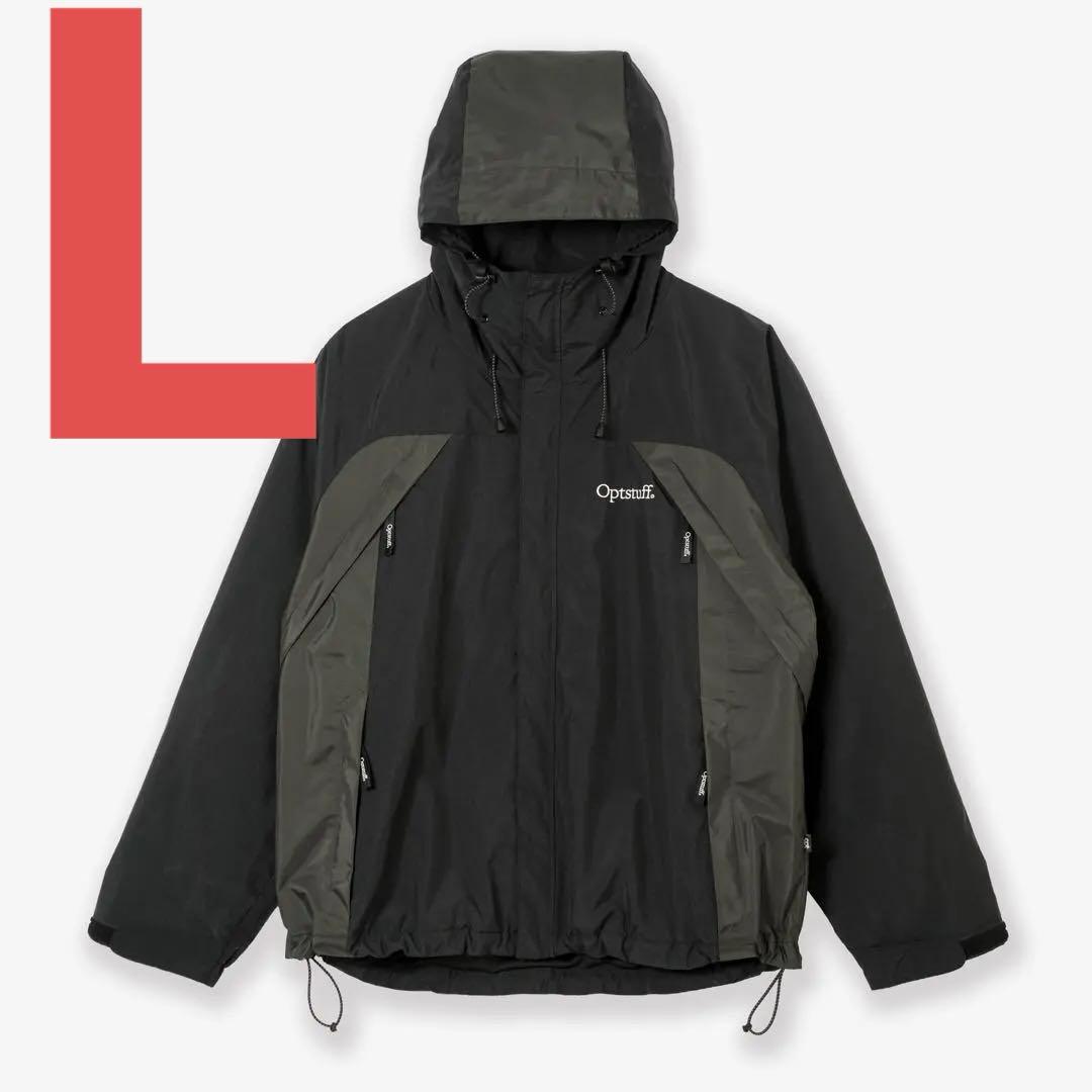 OPTSTUFF SHELL PARKA (BLACK×GRAY)