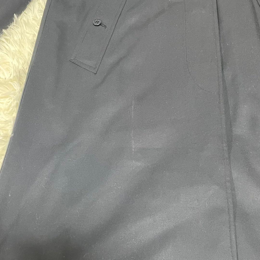 【希少】バーバリーズ ステンカラーコート ノバチェック ネイビー