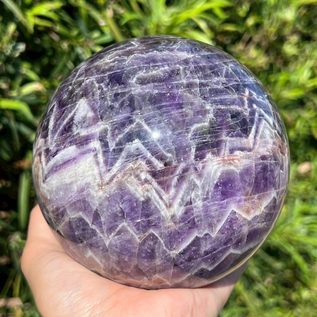 ☆超極上大玉☆神秘的な色合いと模様☆超高波動 アゾゼオ アマゼツ 丸玉 原石