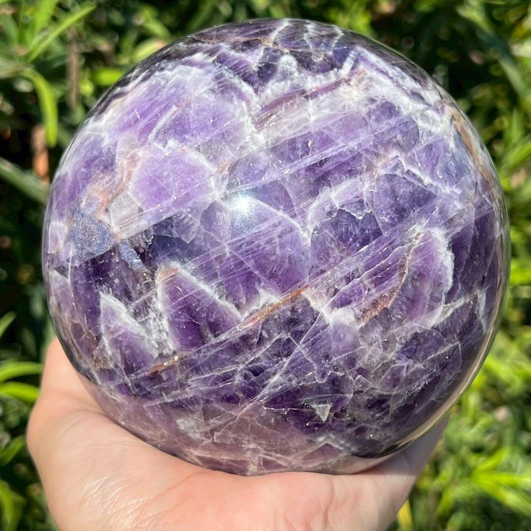 ☆超極上大玉☆神秘的な色合いと模様☆超高波動 アゾゼオ アマゼツ 丸玉 原石