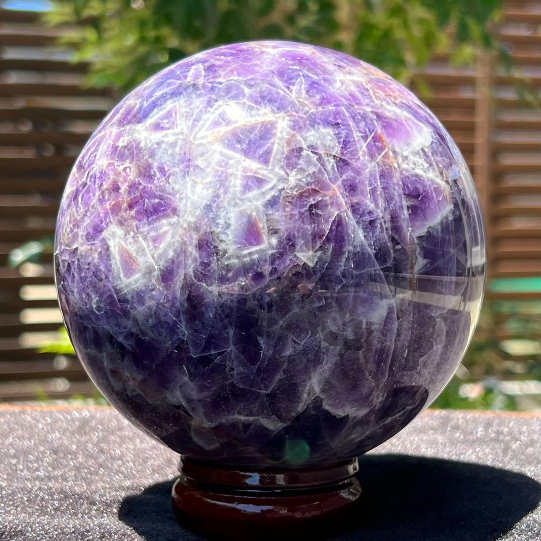 ☆超極上大玉☆神秘的な色合いと模様☆超高波動 アゾゼオ アマゼツ 丸玉 原石