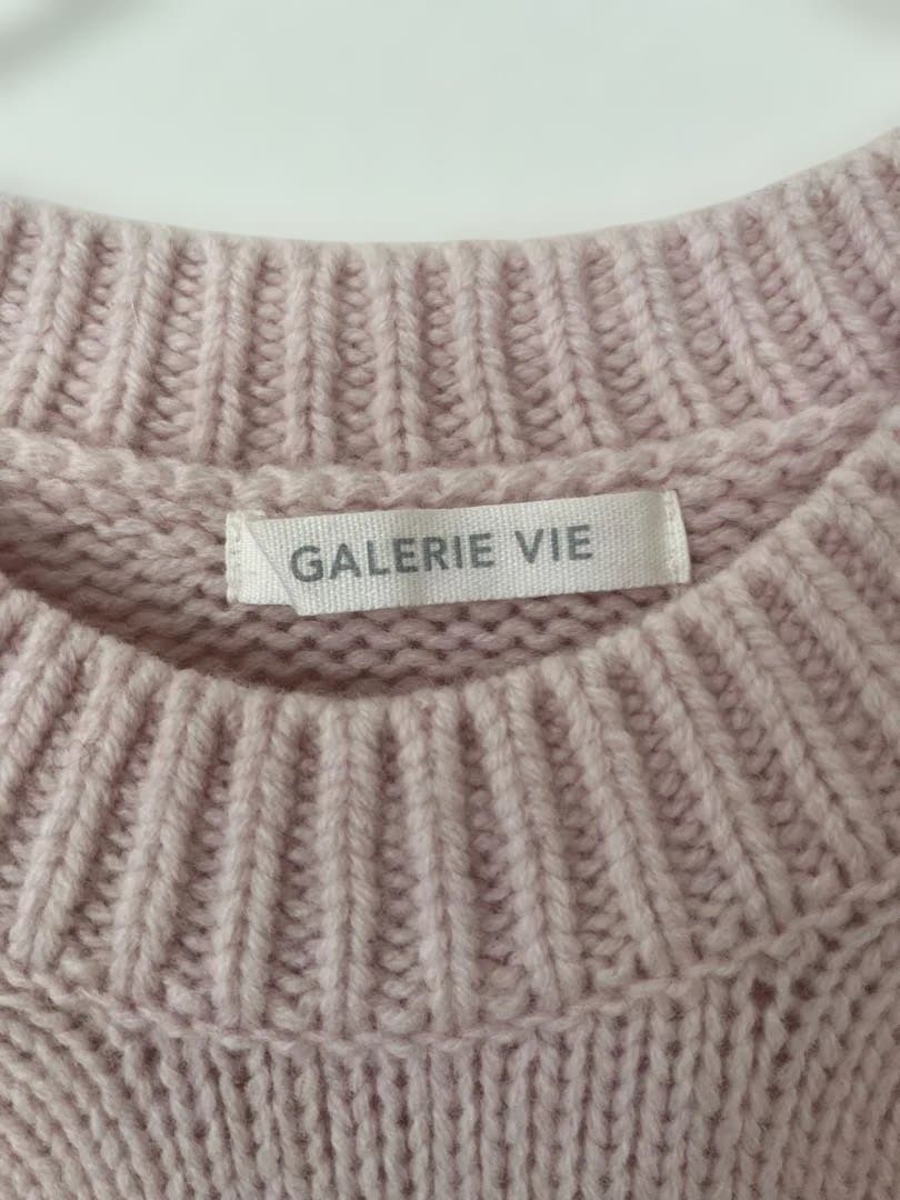 ギャルリーヴィー ファインウール クルーネックプルオーバー