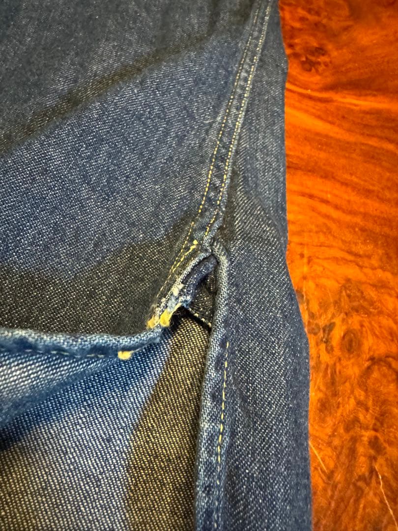 Lee 40's復刻跳ね馬タグデニムウエスタンシャツ16（L）箱付き美品