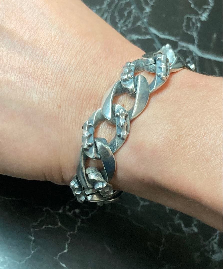 [1-O] Rebel 1995 SILVER / CROSS 喜平ブレスレット