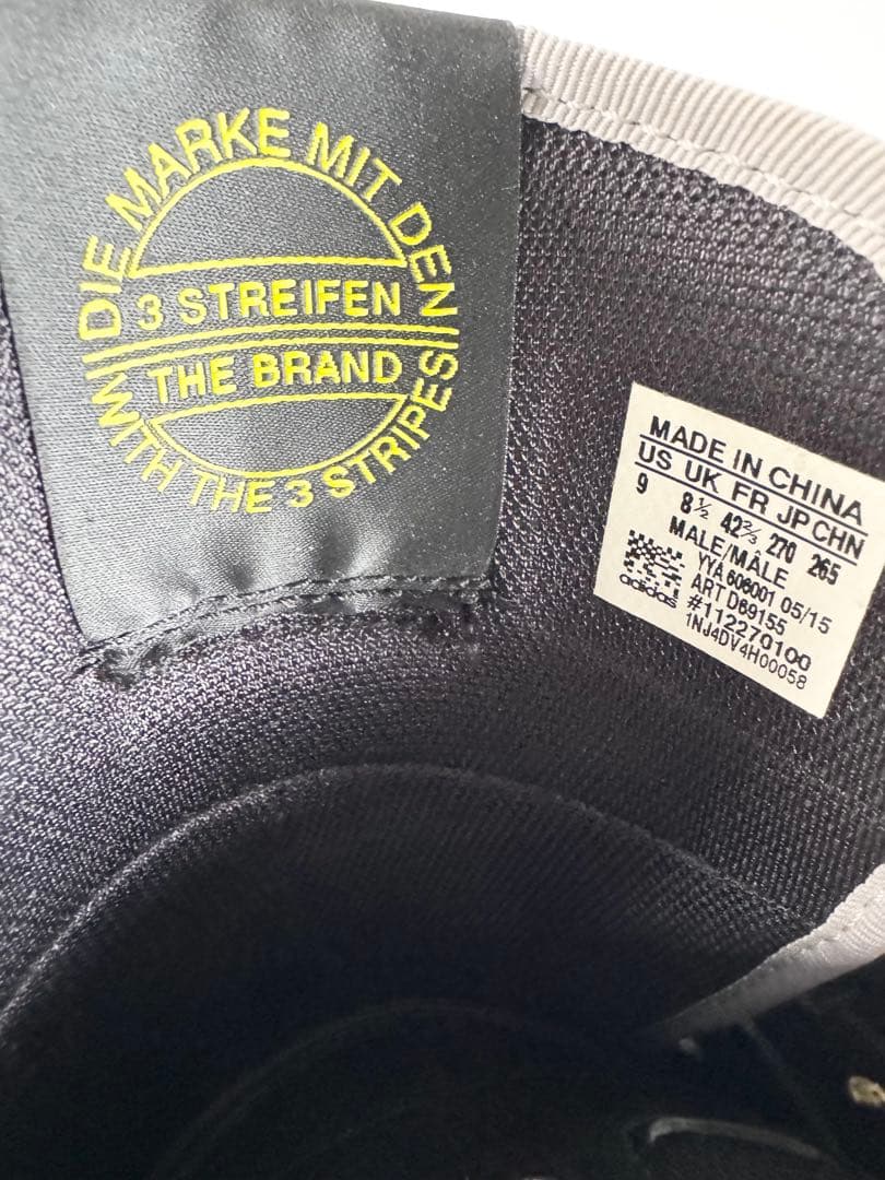 adidas スノーボードブーツ 26.5cm グレー BOA クイックレース