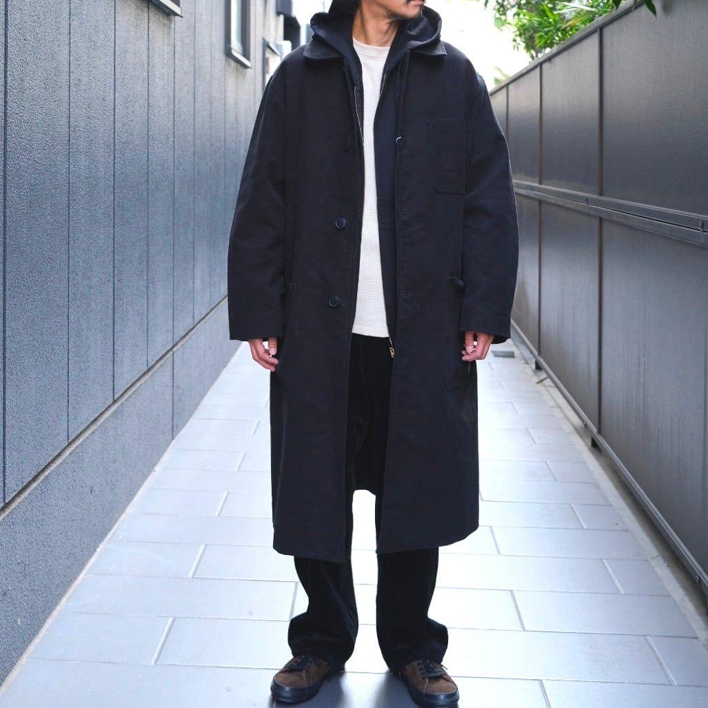 COMOLI コモリ モールスキンミリタリーコート ブラック 3