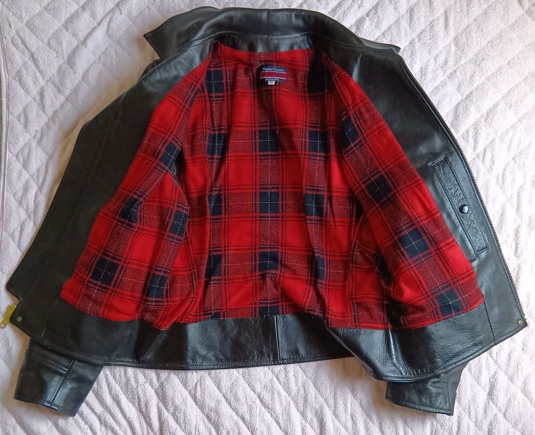 フェローズ　レザー・ジャケット（馬革）　ブラック　サイズ 40（メンズL）